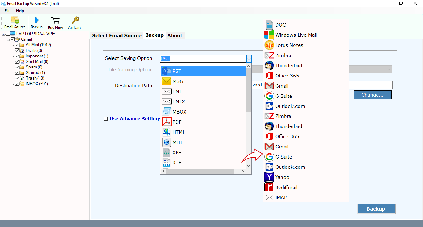 output file format