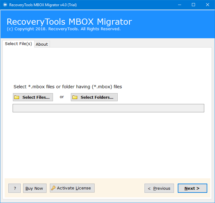 select folders to migrate