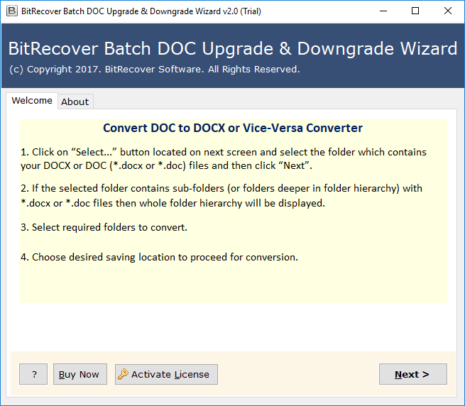 RecoveryTools DOCX Migrator